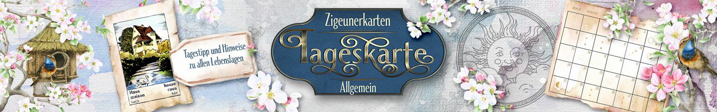 Zigeunerkarten kostenlose Tageskarte Allgemein - Kartenlegen
