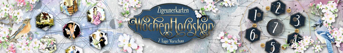 Zigeunerkarten kostenloses Wochenhoroskop - Kartenlegen